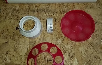 No waste chick feeder build