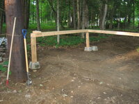 Coop Wood Beam Elevated Foundation 003.JPG
