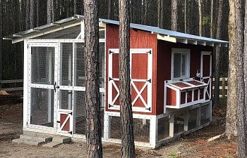 My Barn Red and White Coop (Complete Build Photos)