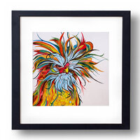 Smitty RobiniArt Rooster in Frame.jpg