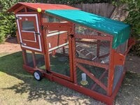 The Big Red Chicken Tractor (w/plans)