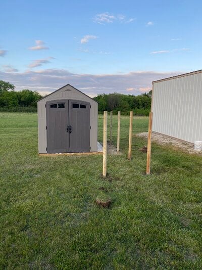 Our Plastic Shed Coop