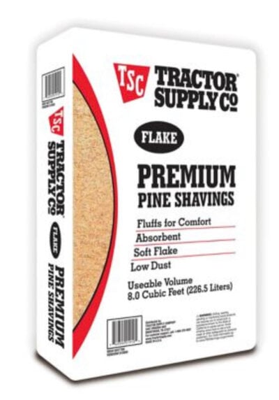 Flake Premium Pine Shavings, Covers 8 cu. ft., 45/Pallet