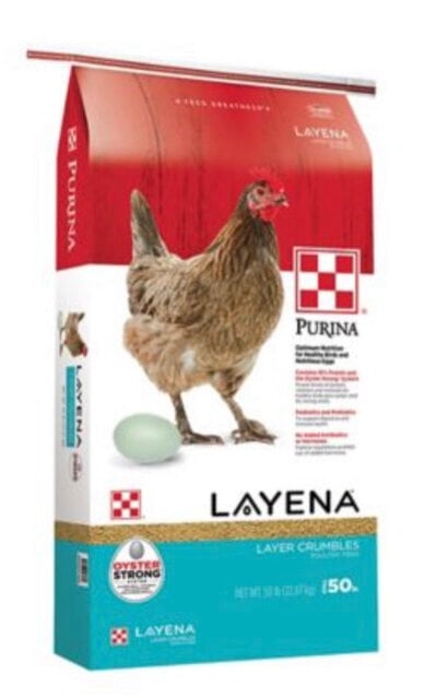 Layena Crumbles Premium Layer Laying Hen Feed, 50 lbs., 57282