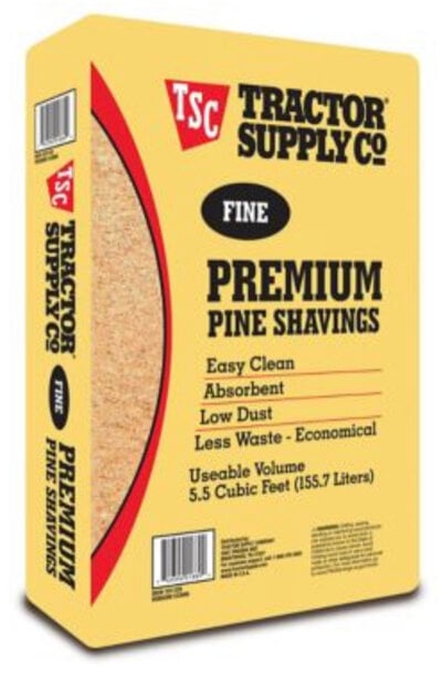 Tractor Supply Fine Premium Pine Shavings, Covers 5.5 cu. ft., 500F