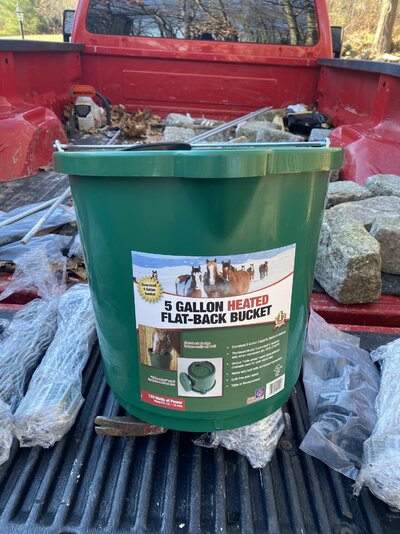 has anyone used this heated water bucket BackYard Chickens