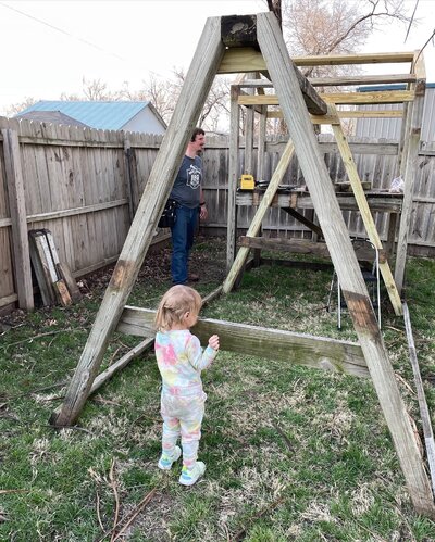 Dahlhouse on the Prairie - Play set converted coop