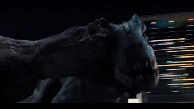 Jurassic World - T rex vs Indominus.gif