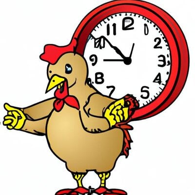 An image of a chicken holding a clock. (1).jpg