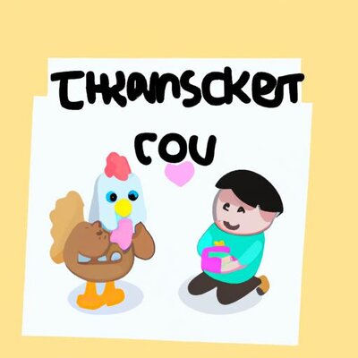 A picture of a chicken lover expressing gratitude to PicChick (1).jpg