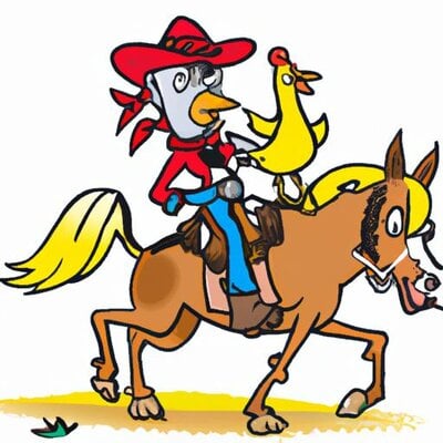 A cowboy chicken riding a horse (1).jpg