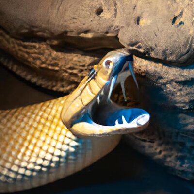 A snake with an alligator&#039;s mouth (1).jpg