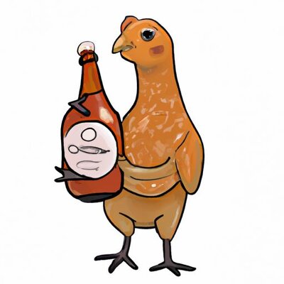 A chicken holding a kombucha bottle (1).jpg