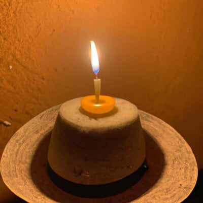 A candle wearing a hat (1).jpg