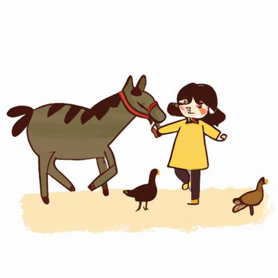 A girl who loves horses and chickens (3).jpg