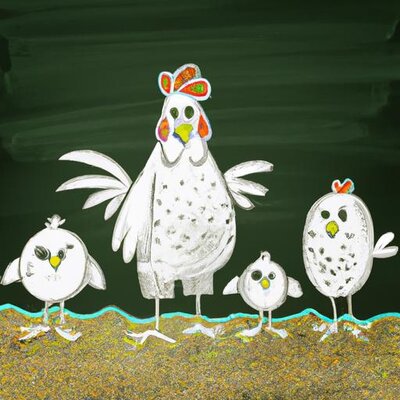 Chicken family on summer vacation in chalk style (1).jpg