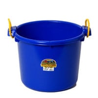 PSB70 - 70 Quart DuraFlex Plastic Muck Bucket - Blue