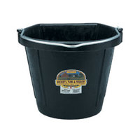 DFW20 - 20 Quart Rubber Flat Back Bucket