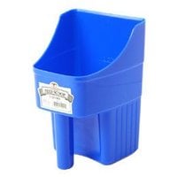 3 Quart Plastic Feed Scoop - Blue