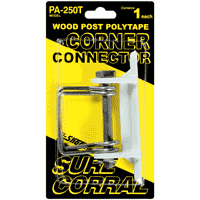 PA-250T Wood Post Polytape Corner Insulator