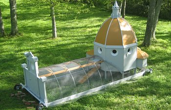 The cathedral of Chicken Tractors
