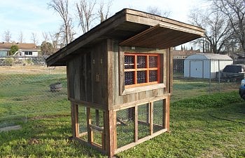 Old barn wood coop