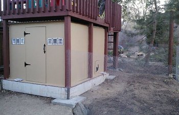 Chicken coop with a playground!