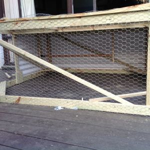 My mobile laying coop