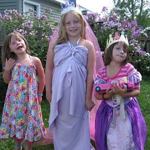 grand daughters, Faith,Abby and Megan. Faith and Megan are twins