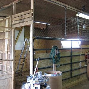 the coop in progress