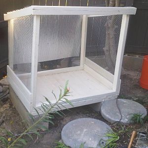 frame done. added hardware cloth to both sides and back. Also put insulation on back