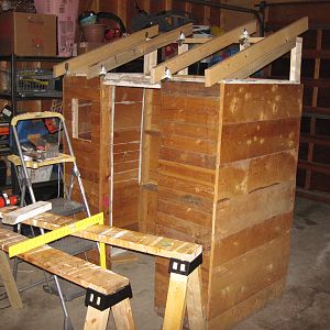 roof framed