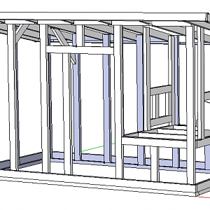 chicken coop plans from sketchup