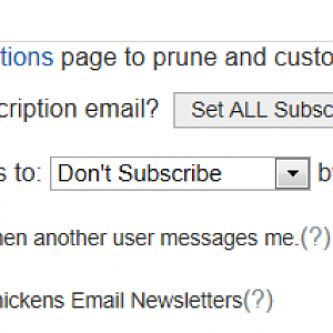 PROFILE>Email/Subscription preferences
