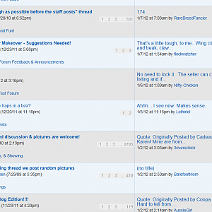 your posts list
