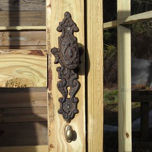 My fancy Hobby Lobby door handle.