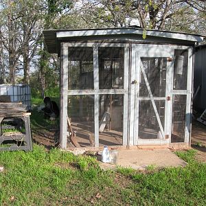 Chukar Pen being rebuilt