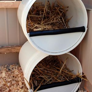 nestbox made of a bucket