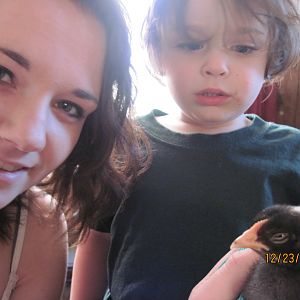 Micaela with Baby