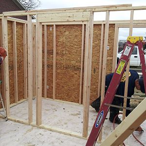 interior door opening for the coop