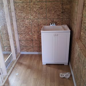 tup is in.  can wash the eggs out here