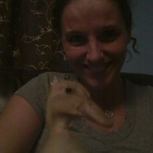 Poppy kickin it on the couch with me watching some TV...she does not get any sweeter!