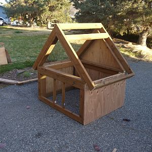 Time to put up the 3/4 inch pine backer board.