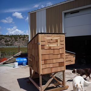 finished hen house...coop soon to follow