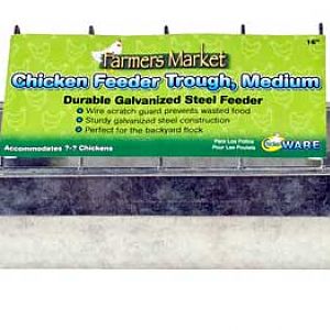 Chicken trough feeder