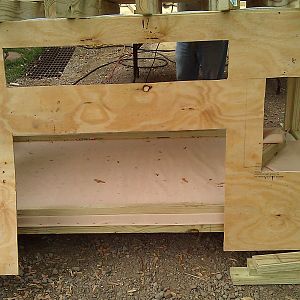 getting ready to mark the cuts to fit the front on