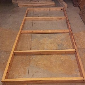 Floor frame cut.