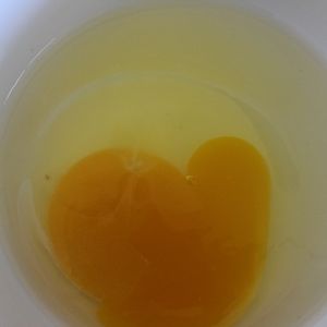 Love heart egg- possibly fertilized?