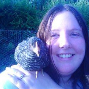 Me and by baby chickie Ebony!