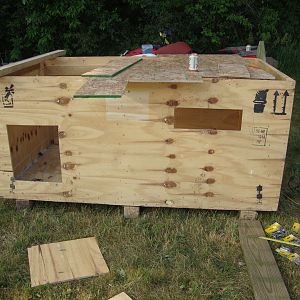 Shipping Crate with Windows